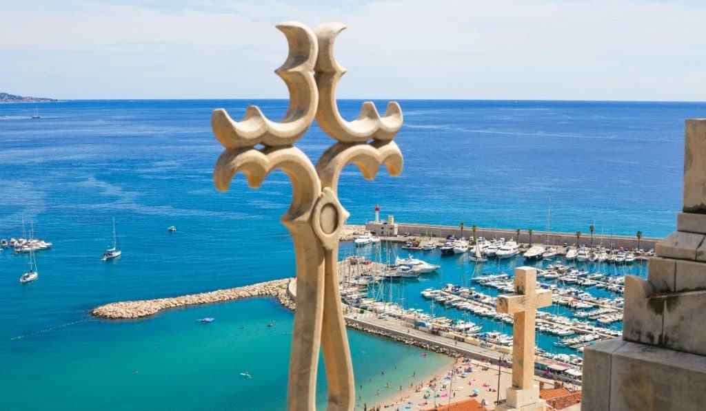 15 Best Things to do in Menton, France 2 View from the Chateau Cemetery in Menton, France.