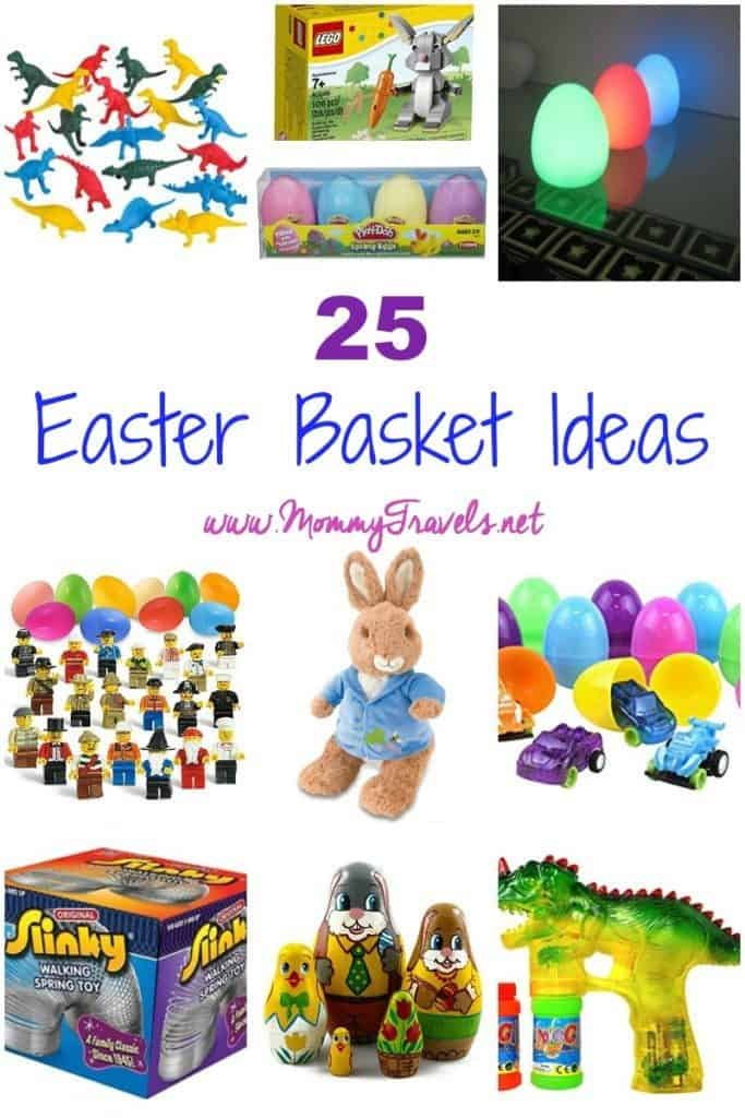 25 Easter basket ideas all of which can be bought online.