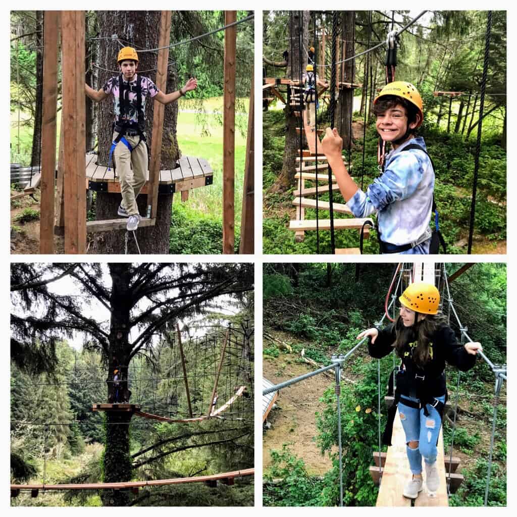 Aerial park at Salishan