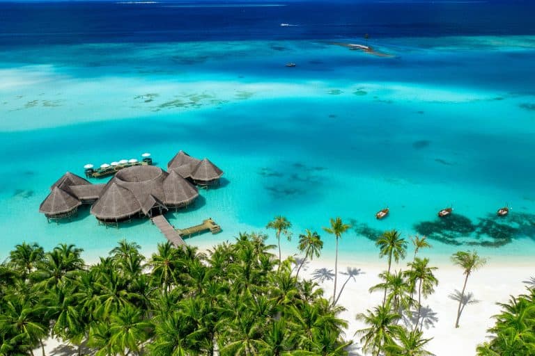 Gili Lankanfushi in Maldives drone photo