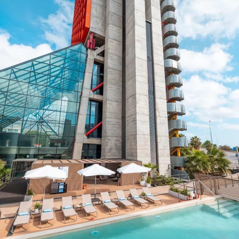 Hyatt Regency Barcelona Tower outdoor swimming pool