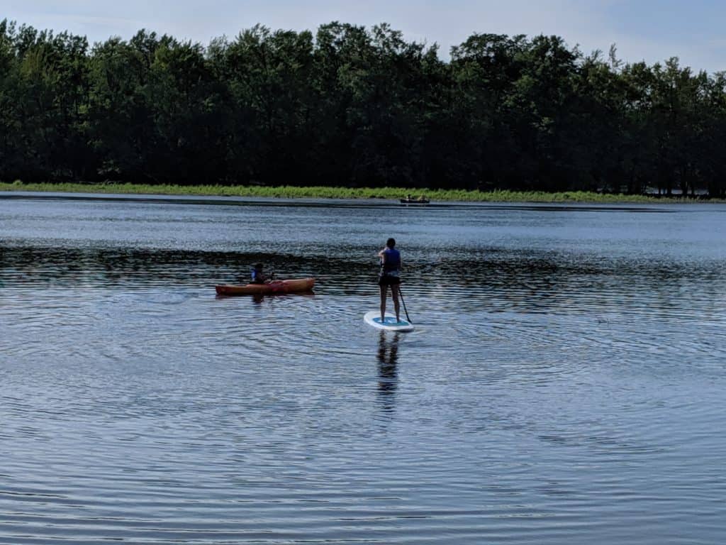 Paddleboarding or Kayaking at&nbsp;Aventure Mille-Îles