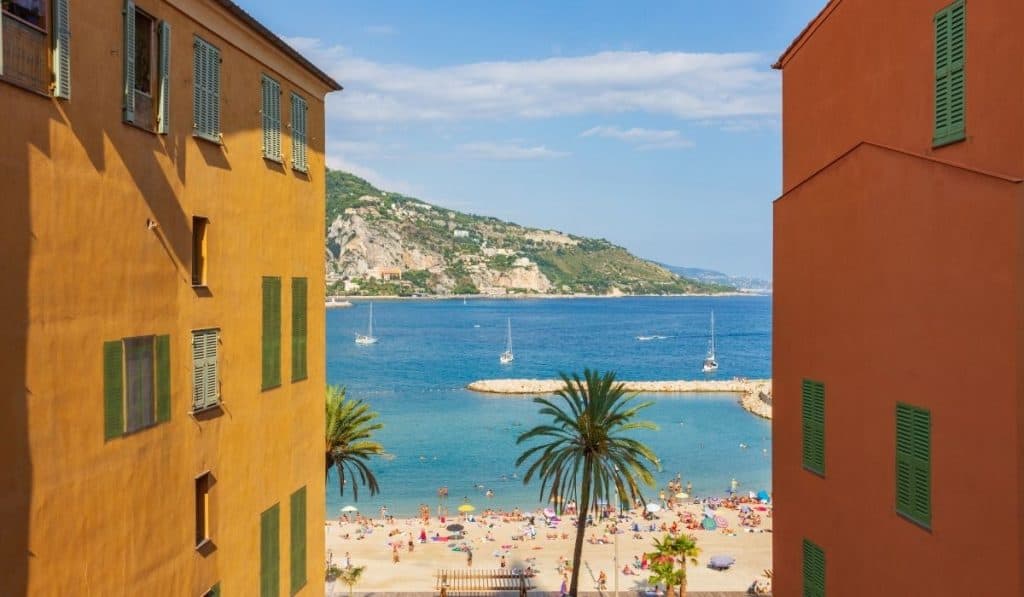 15 Best Things to do in Menton, France 4 Plage des Sablettes in Menton, France.