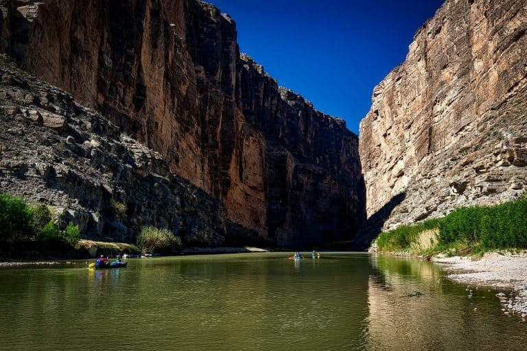 Rio Grande river in Big Bend