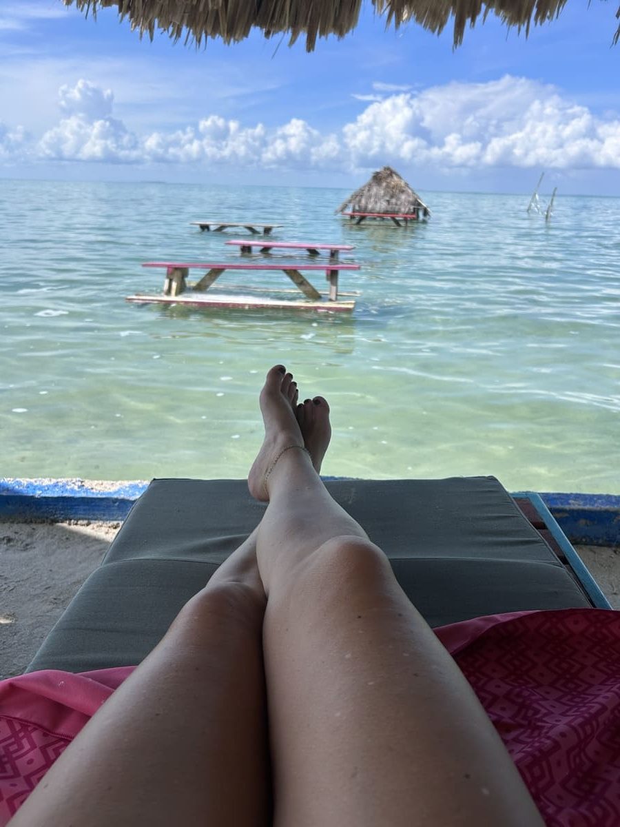 Secret Beach on San Pedro Island in Belize
