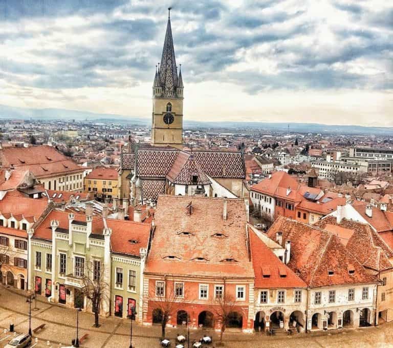Views of Sibiu from Council Tower