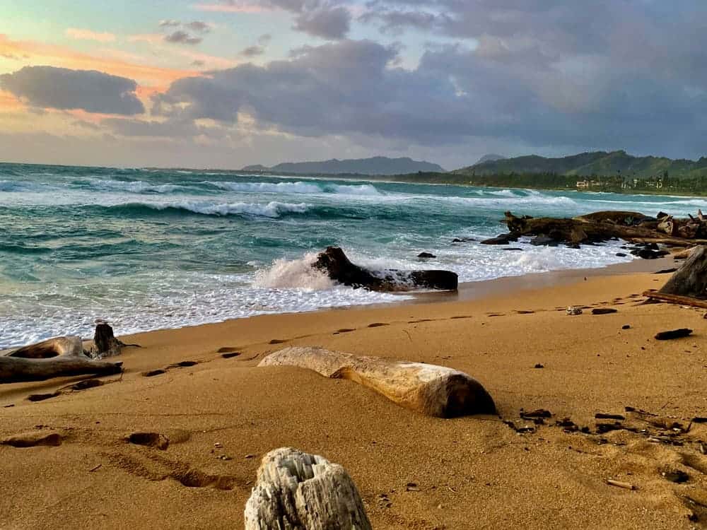 Waipouli Beach sunrise Kauai East Coast - 1-1