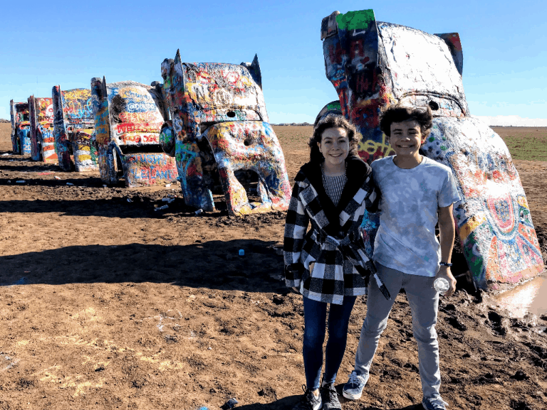 Cadillac Ranch Route 66 attraction in Amarillo